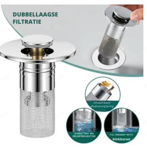 Filter - Houd je gootsteen schoon zonder loodgieter!