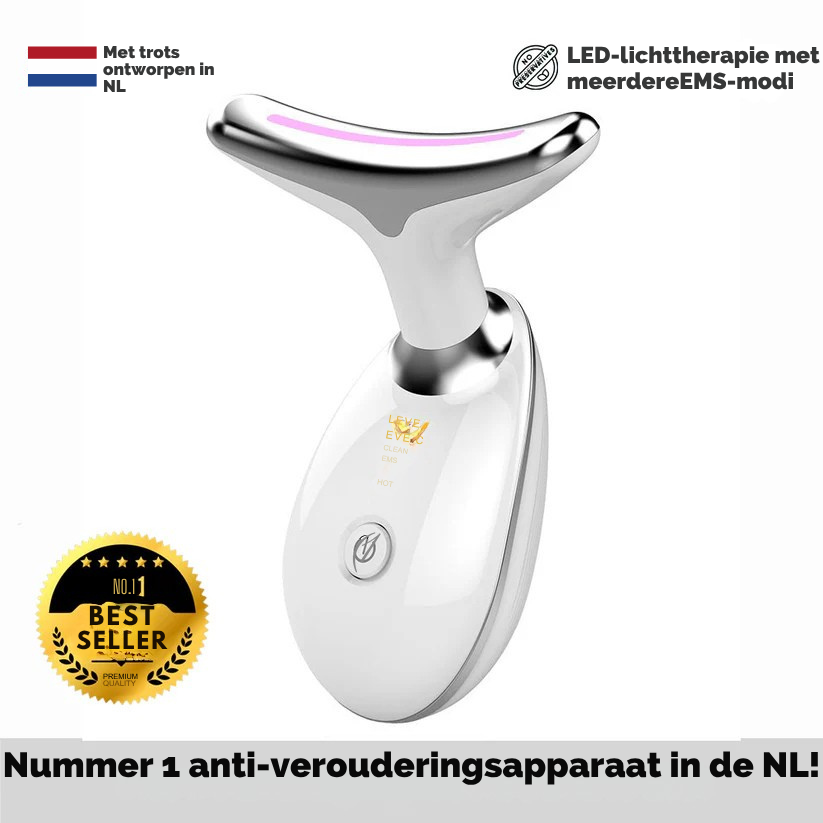 EMS ROOD LICHT THERAPIE GEZICHT HALS LIFT RIMPEL VERWIJDERAAR DRAAI MASSAGER