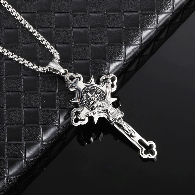 Vordela Sternestd ketting Punk Kruis