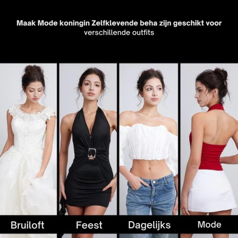 SecretLift - Zelfklevende Backless Push Up BH