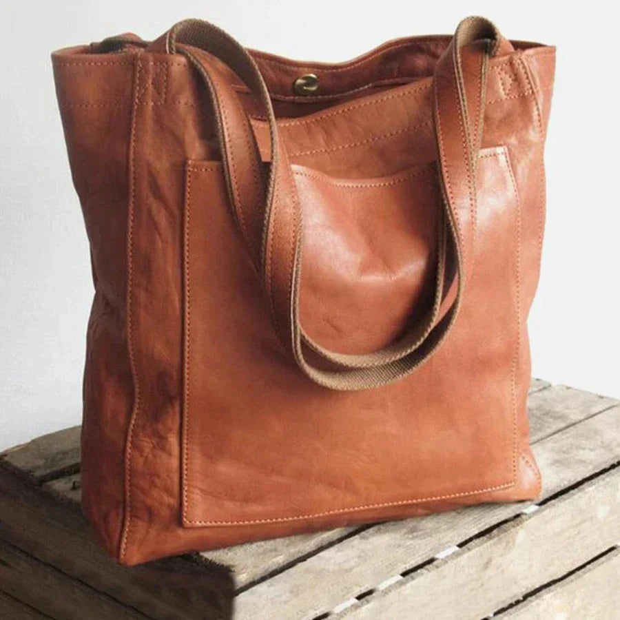 Vordela| Stijlvolle leren tas
