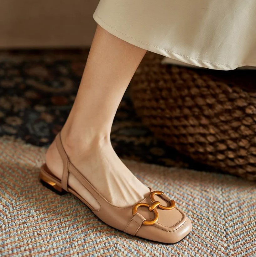 Vordela™ Orthopedic Leather Buckle Sandals