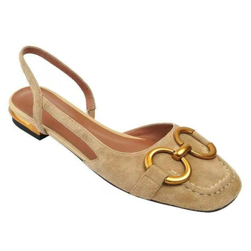 Vordela™ Orthopedic Leather Buckle Sandals