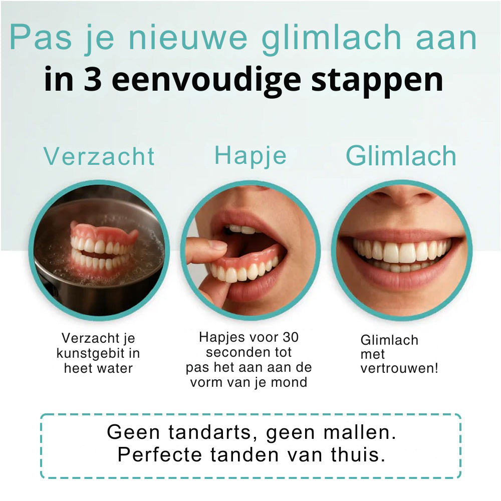 Vordela¨ Volledige kunstgebit set geavanceerde op maat gemaakte 🦷