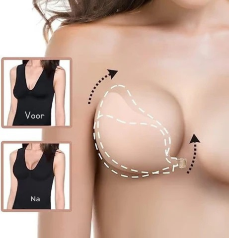 SecretLift - Zelfklevende Backless Push Up BH