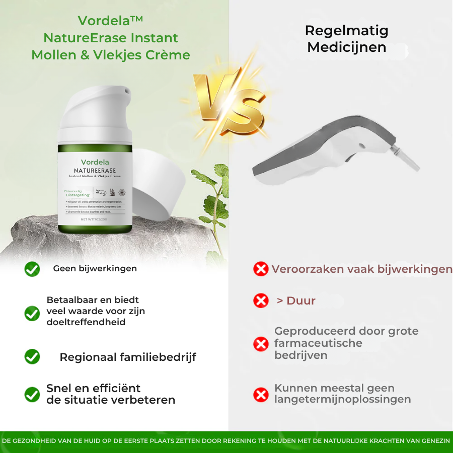 Vordela™ NatureErase Instant Mollen- en Vlekcrème