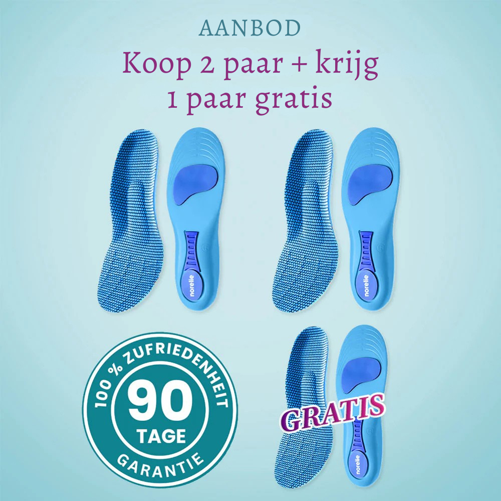 Vordela™ ComfySole inlegzolen - lopen zonder pijn