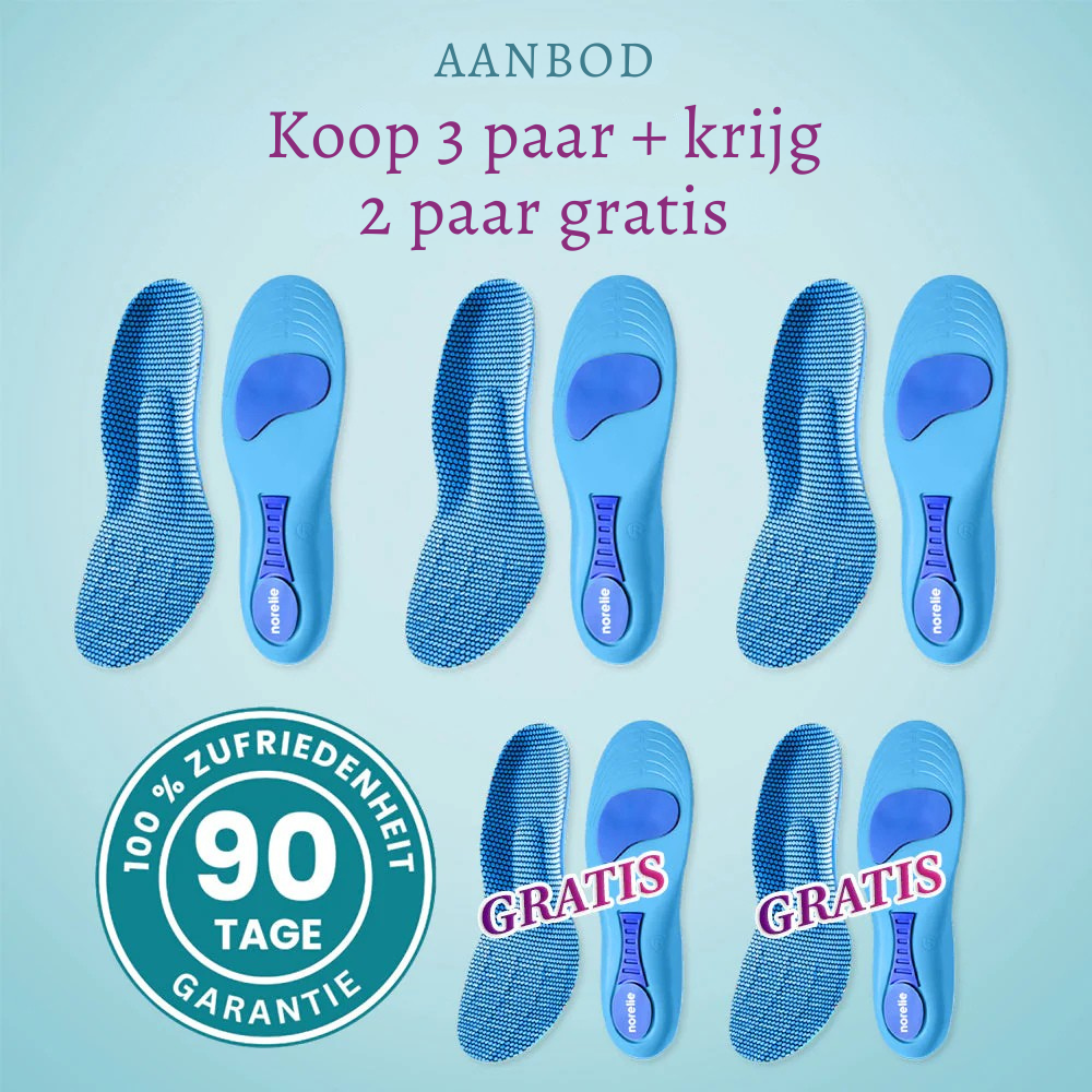 Vordela™ ComfySole inlegzolen - lopen zonder pijn