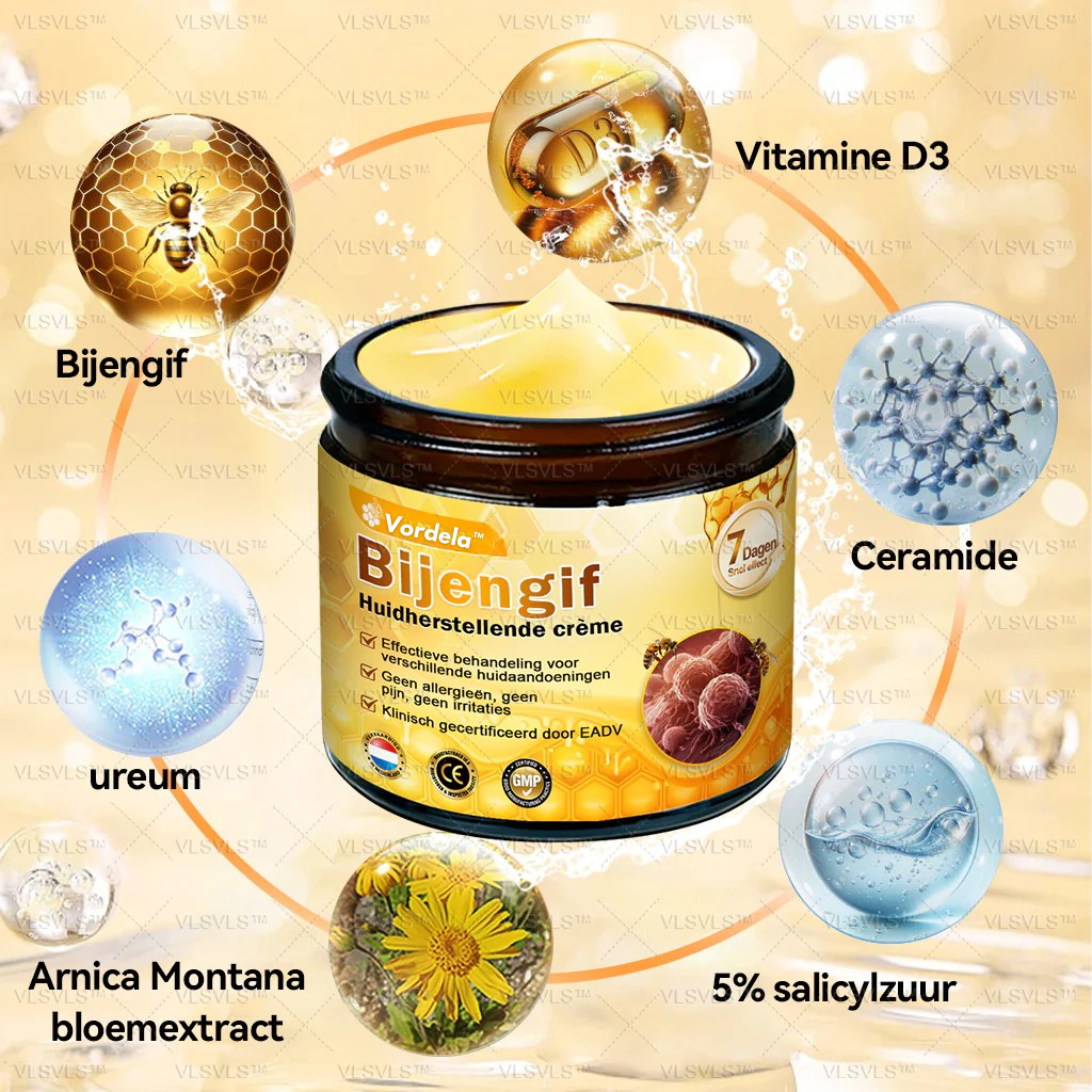 Vordela™ Bijengif Huidherstellende Crème