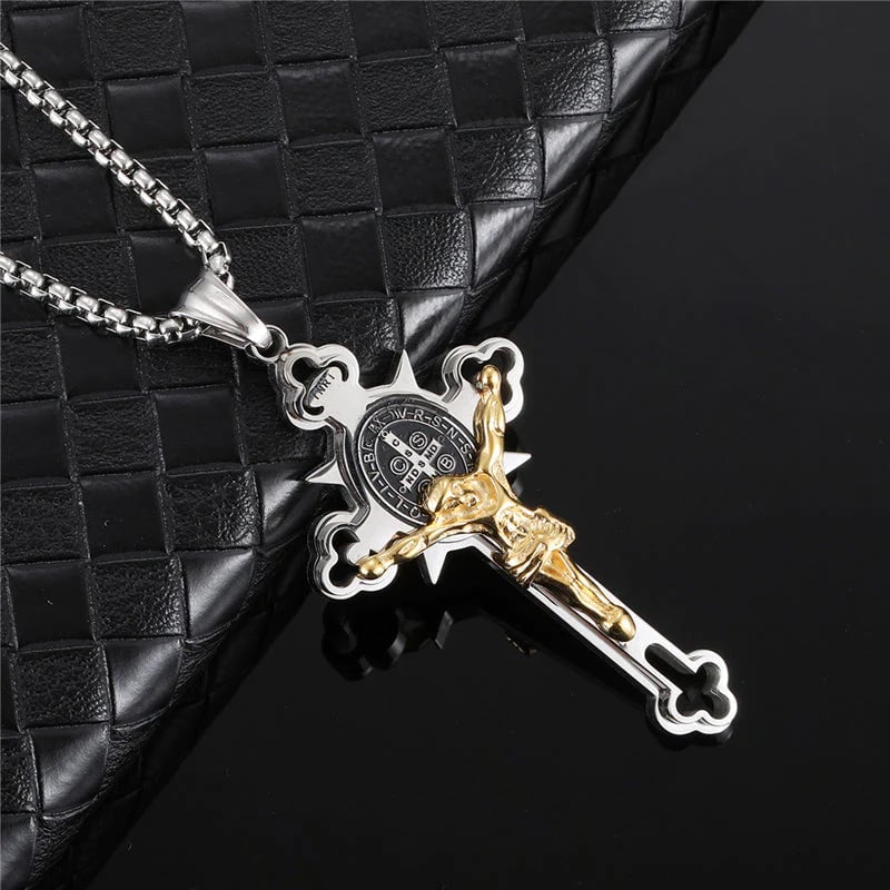 Vordela Sternestd ketting Punk Kruis