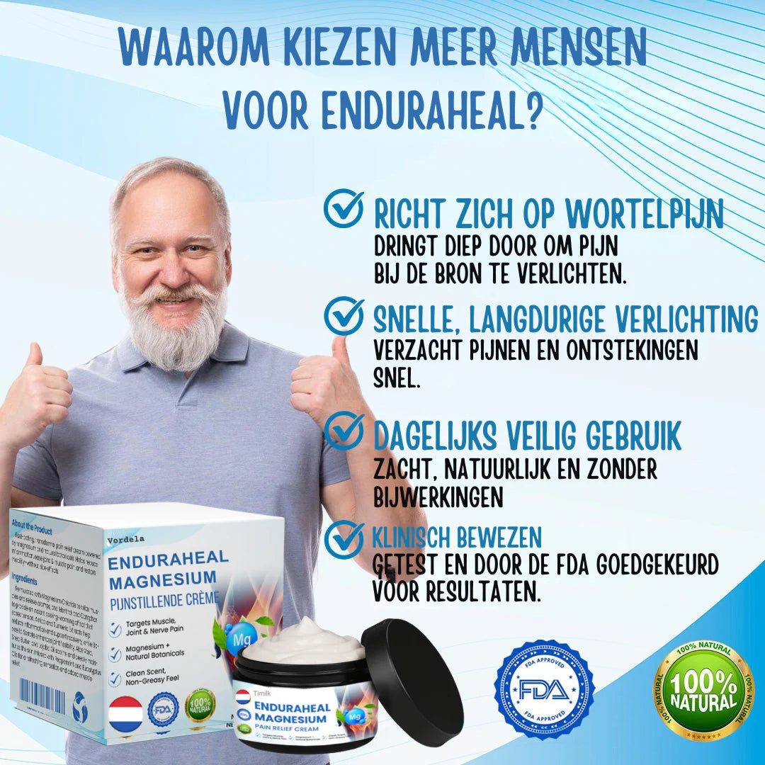 Vordela® EnduraHeal Magnesium Pain Relief Cream