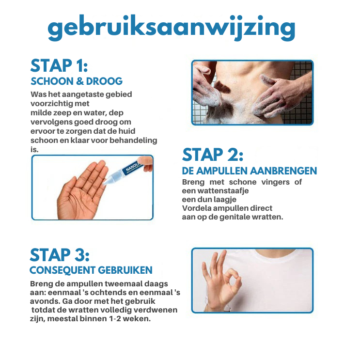 Vordela® NANOLIPO Genitale Wratten Klinische Ampullen