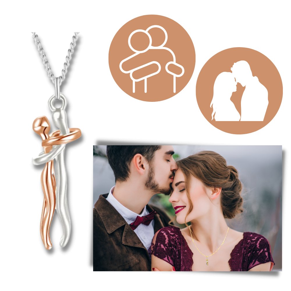 Knuffelhalsketting - Laat je partner zich speciaal voelen | 45CM