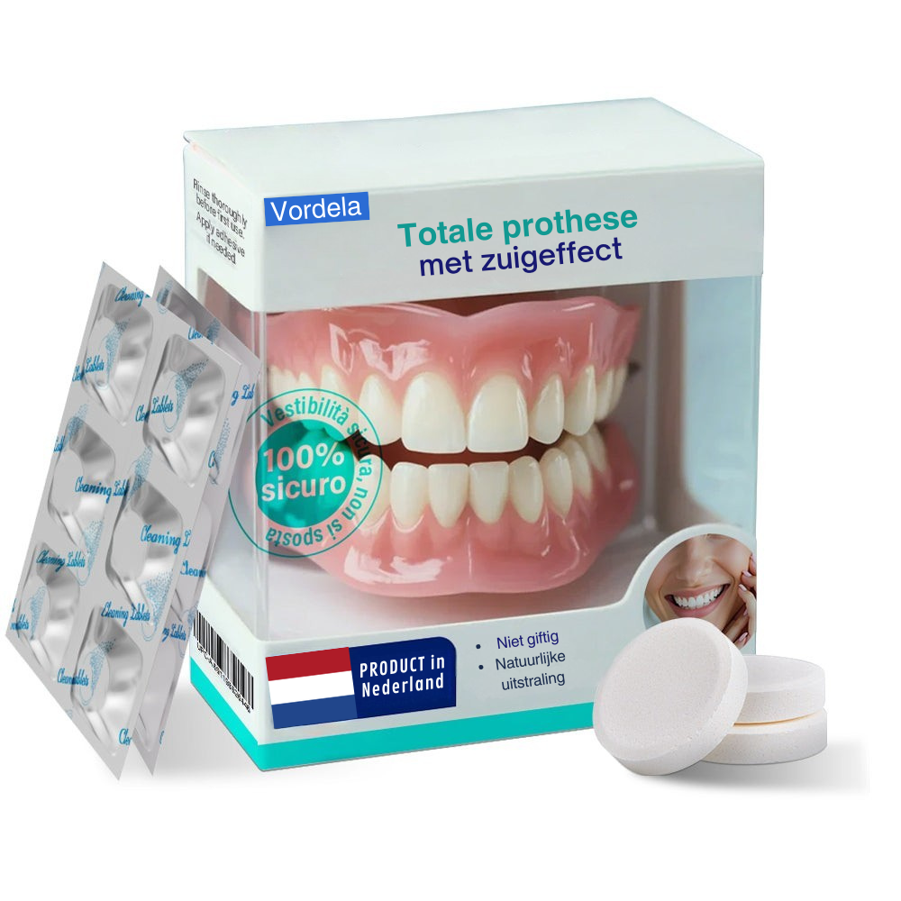 Vordela® Volledige prothese met zuigeffectiviteit