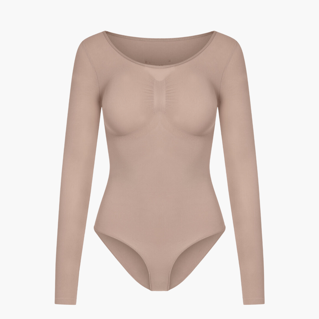Vordela¨1+1 Gratis Snatching Shapewear Longsleeve Bodysuit – Comfort & Shaping