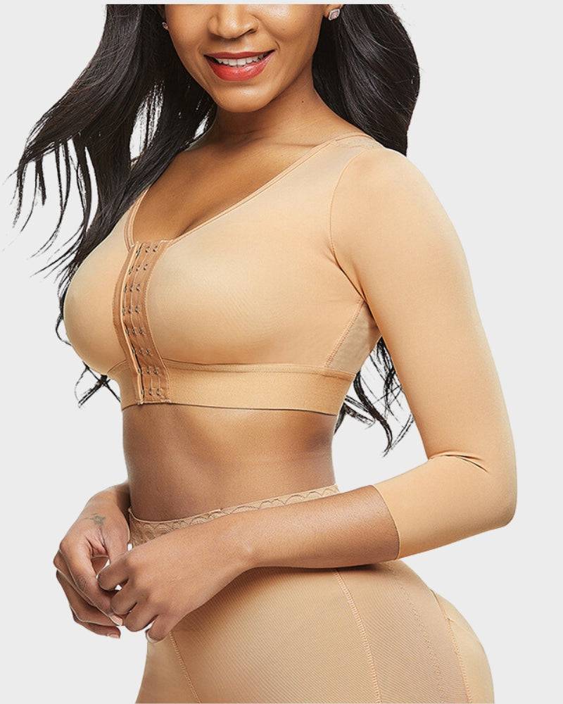Vordela¨Shapewear Tanktop met Frontsluiting en Compressie Bh – Comfort en Ondersteuning