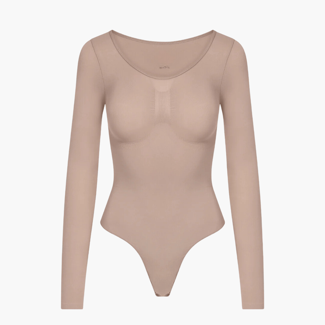 Vordela¨1+1 Gratis Snatching Shapewear Longsleeve Bodysuit String