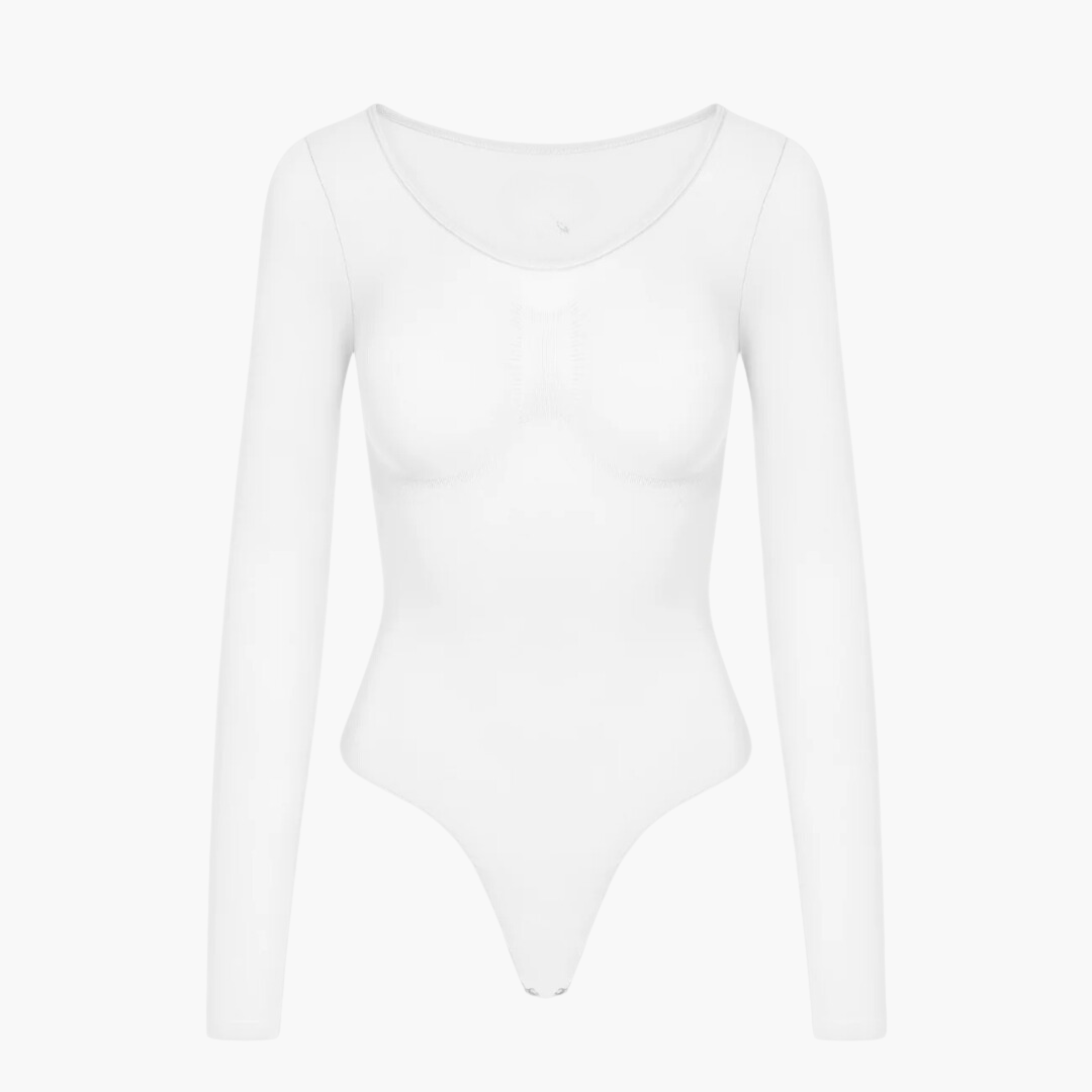 Vordela¨1+1 Gratis Snatching Shapewear Longsleeve Bodysuit String