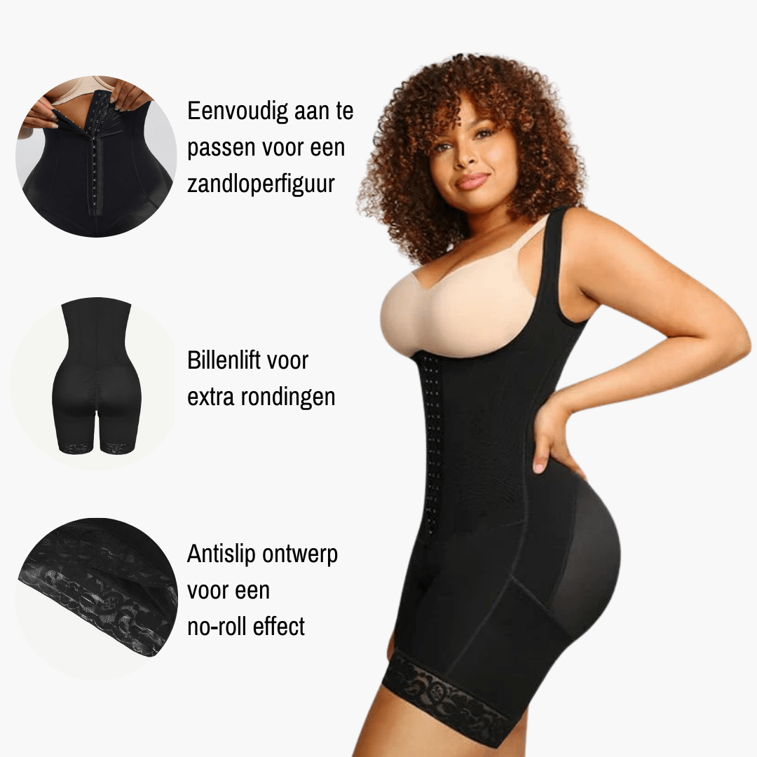 Vordela¨Originele Colombiaanse Faja Bodysuit – Hoge Compressie & Shaping