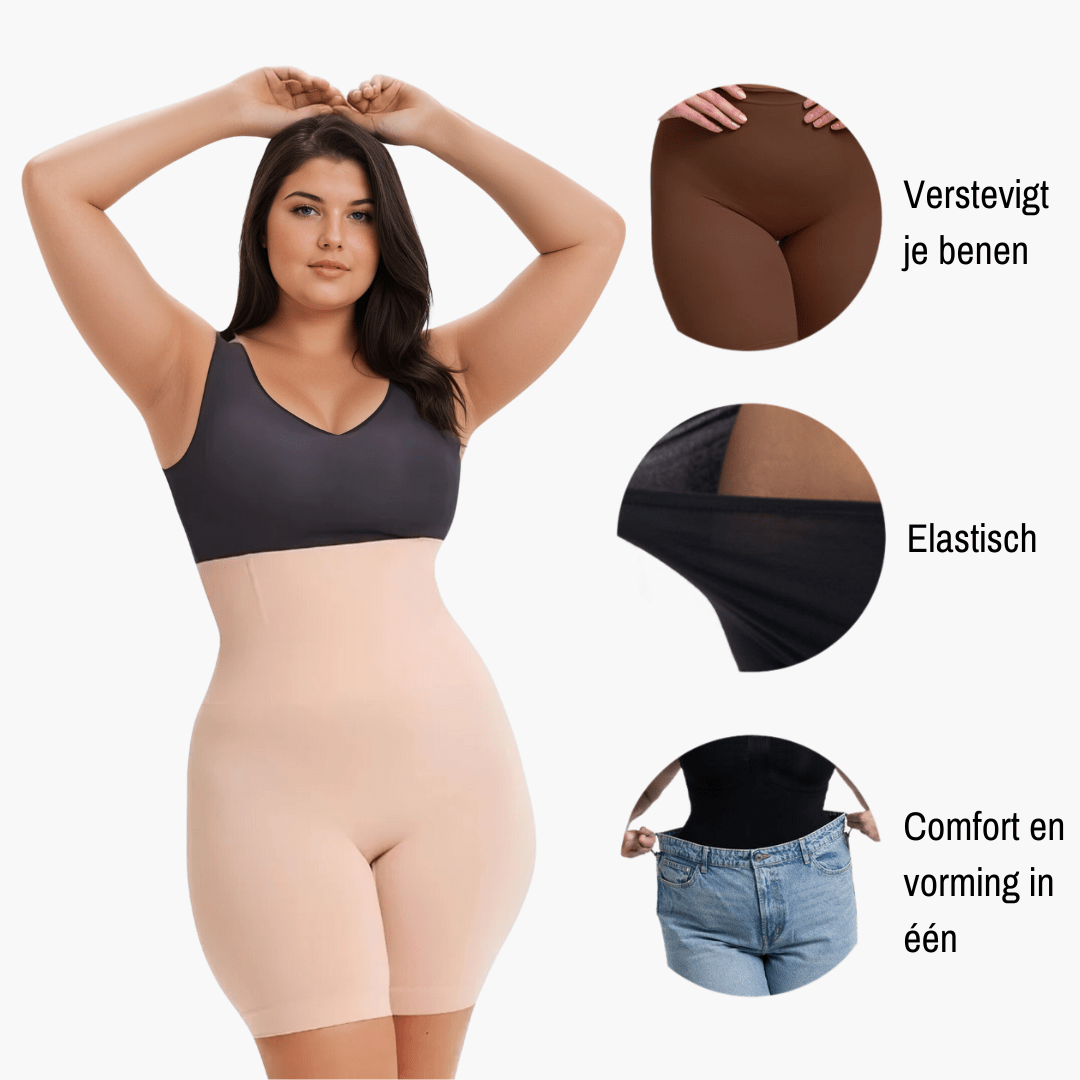 Vordela¨1+1 Gratis High Waist Shaper Short – Comfort & Compressie