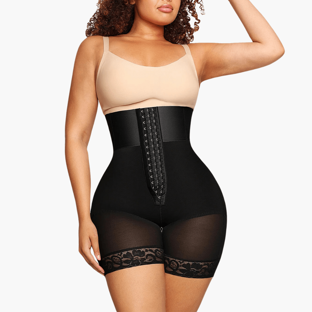 Vordela¨Hoog Getailleerde Bodyshaper Short – Verstelbare Compressie