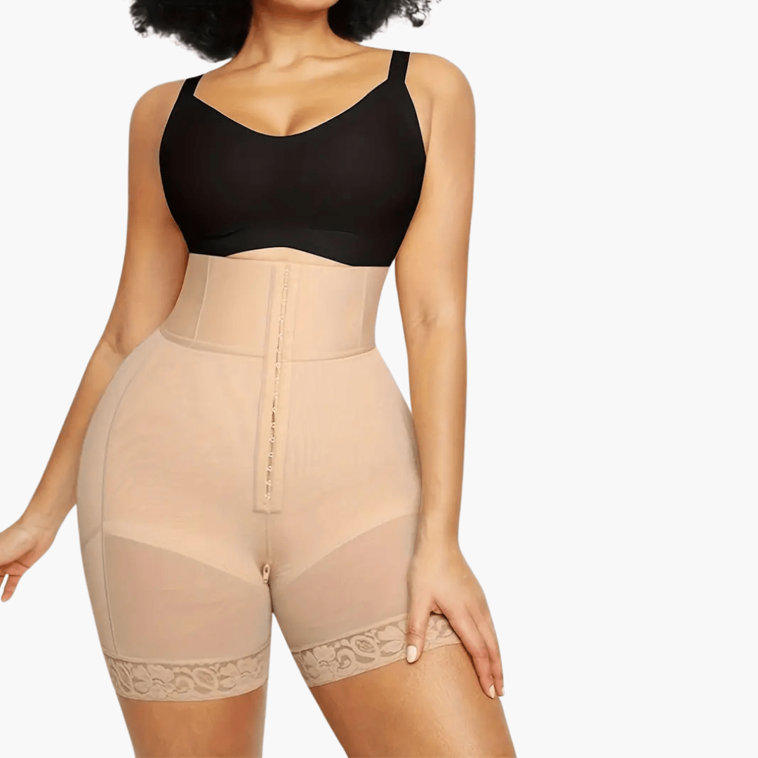 Vordela¨Hoog Getailleerde Bodyshaper Short – Verstelbare Compressie