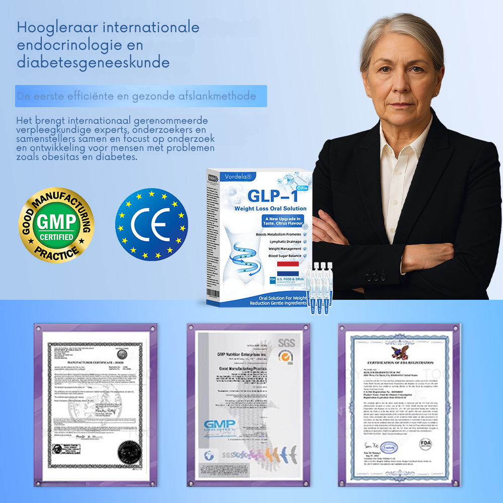 Vordela® GLP-1 Pro orale oplossing voor gewichtsverlies