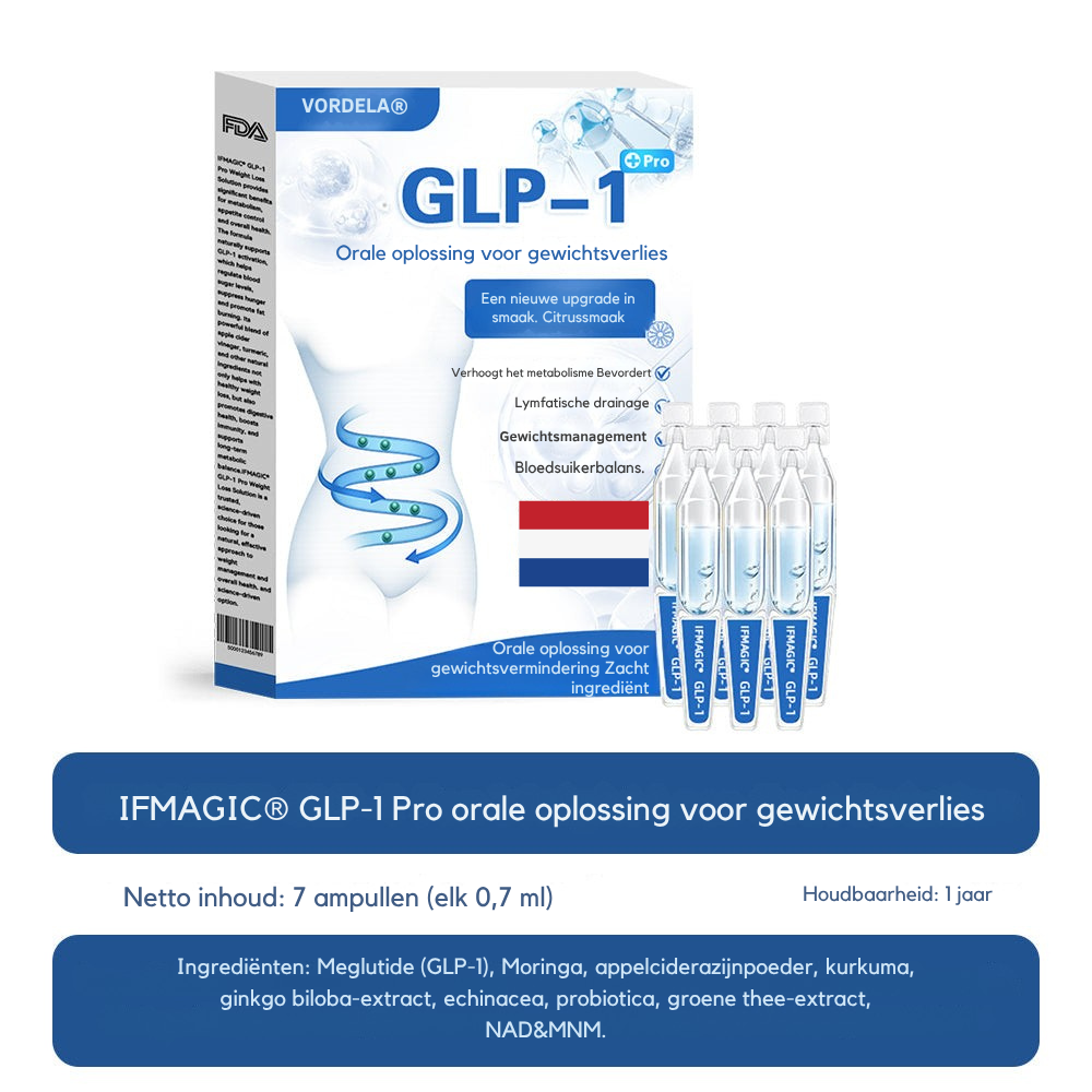 Vordela® GLP-1 Pro orale oplossing voor gewichtsverlies