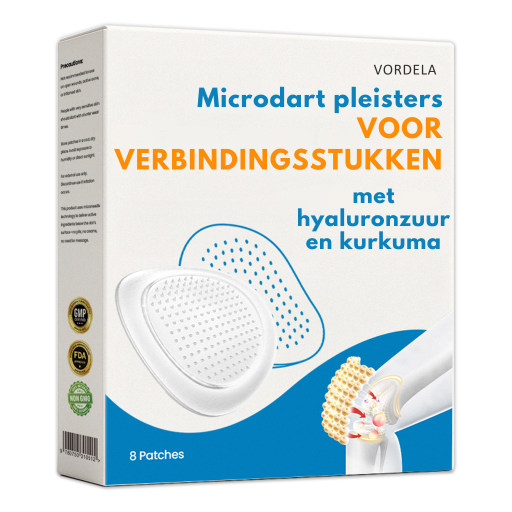 Vordela® Hyaluron Gewrichtsontlasting Microneedle Patches