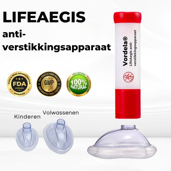 Vordela® LifeAegis anti-verstikkingsapparaat