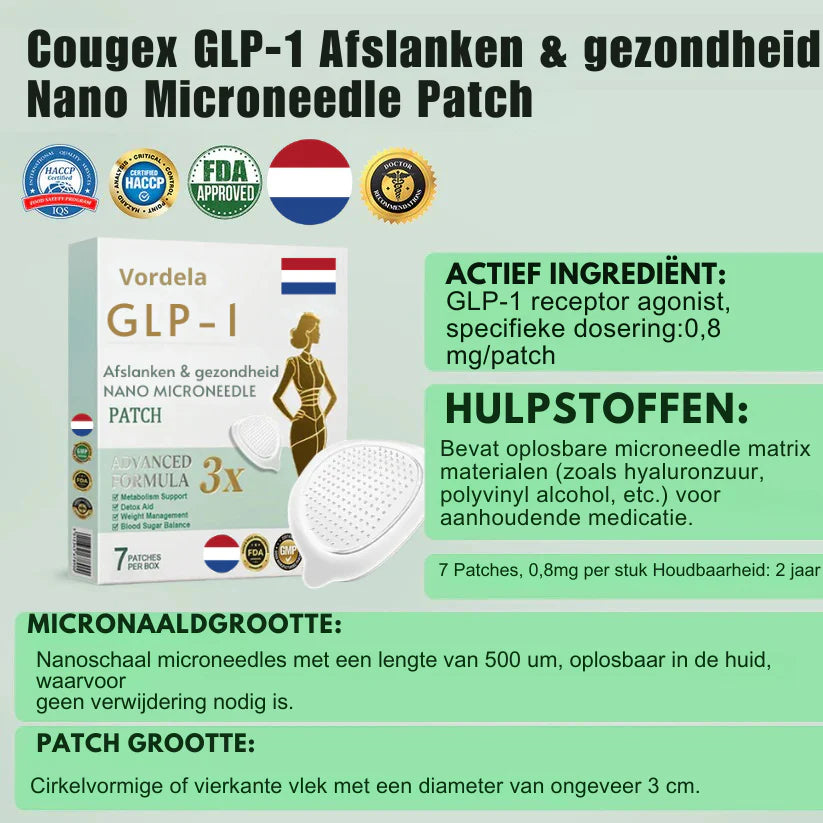 ๐๐๐๐๐๐๐๐ ๐๐ก๐๐๐ | Vordelaยฎ Nano-Microneedle Wellness Patch | Remt trek + Duurzame afgifte | In Nederland gemaakt