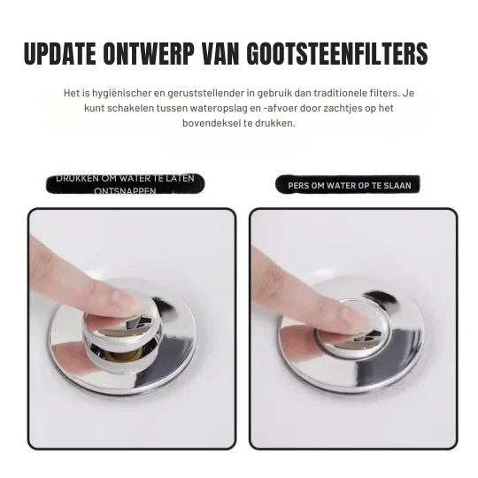 Filter - Houd je gootsteen schoon zonder loodgieter!