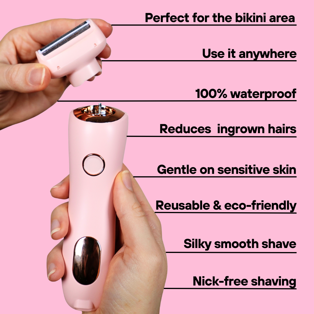 SilkLady Pro™ | Voor een Gladde Huid Zonder Irritatie – Draadloos & Waterdicht Scheerapparaat