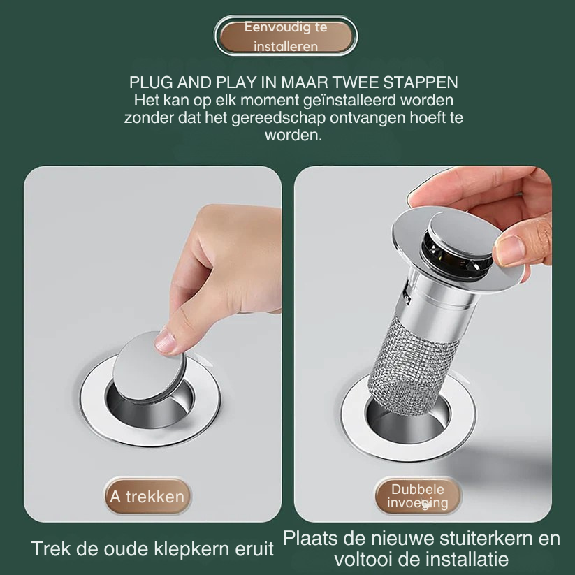 Filter - Houd je gootsteen schoon zonder loodgieter!
