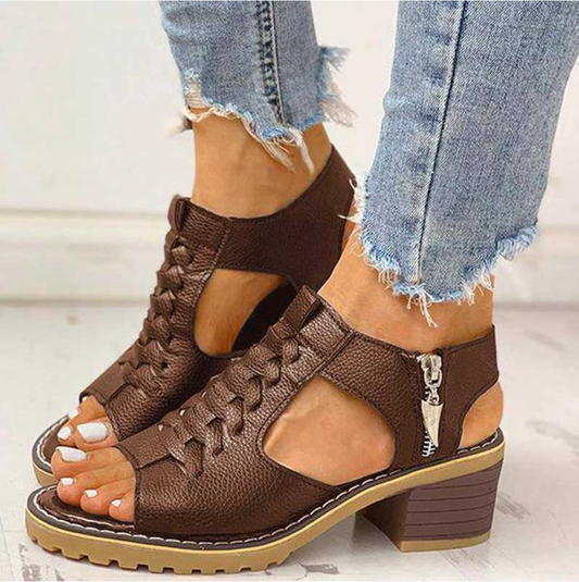 Vordela™ Elegante Hoge Hak Sandalen