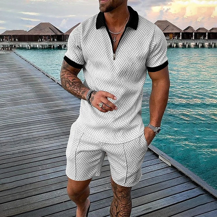 Amigo Poloshirt en Korte Broek