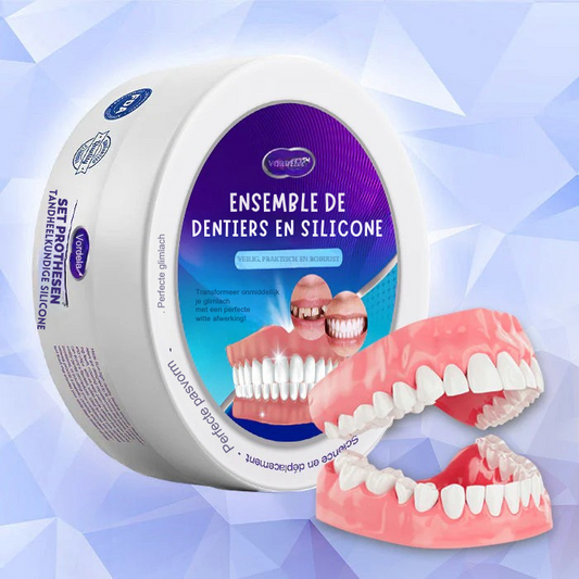 Vordela® Set van siliconen kunstgebitten nu 50% korting