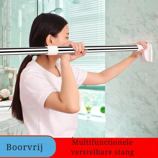 Verstelbare stang zonder boren