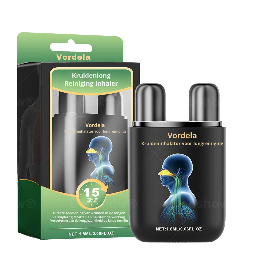 Vordela® 𝐇𝐞𝐫𝐛𝐚𝐥 𝐋𝐮𝐧𝐠 𝐂𝐥𝐞𝐚𝐧𝐬𝐢𝐧𝐠 𝐈𝐧𝐡𝐚𝐢𝐞𝐫(🫁hoest, piepende ademhaling, kortademigheid, sputum, verstopte neus, longklachten)