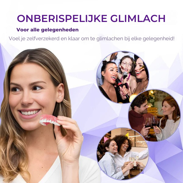 Vordela® Set van siliconen kunstgebitten nu 50% korting