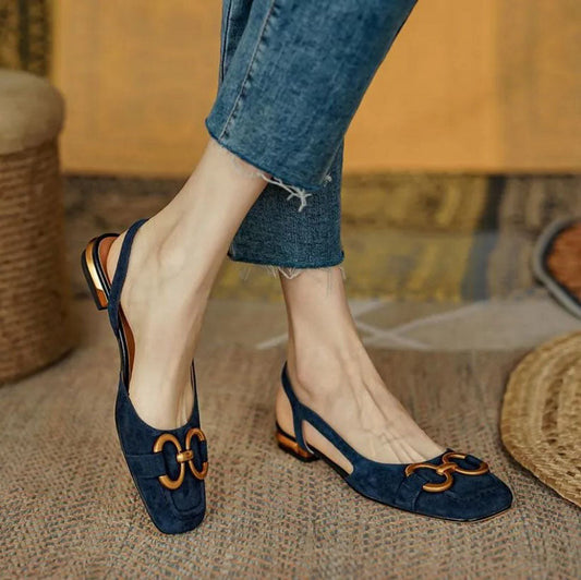 Vordela™ Orthopedic Leather Buckle Sandals