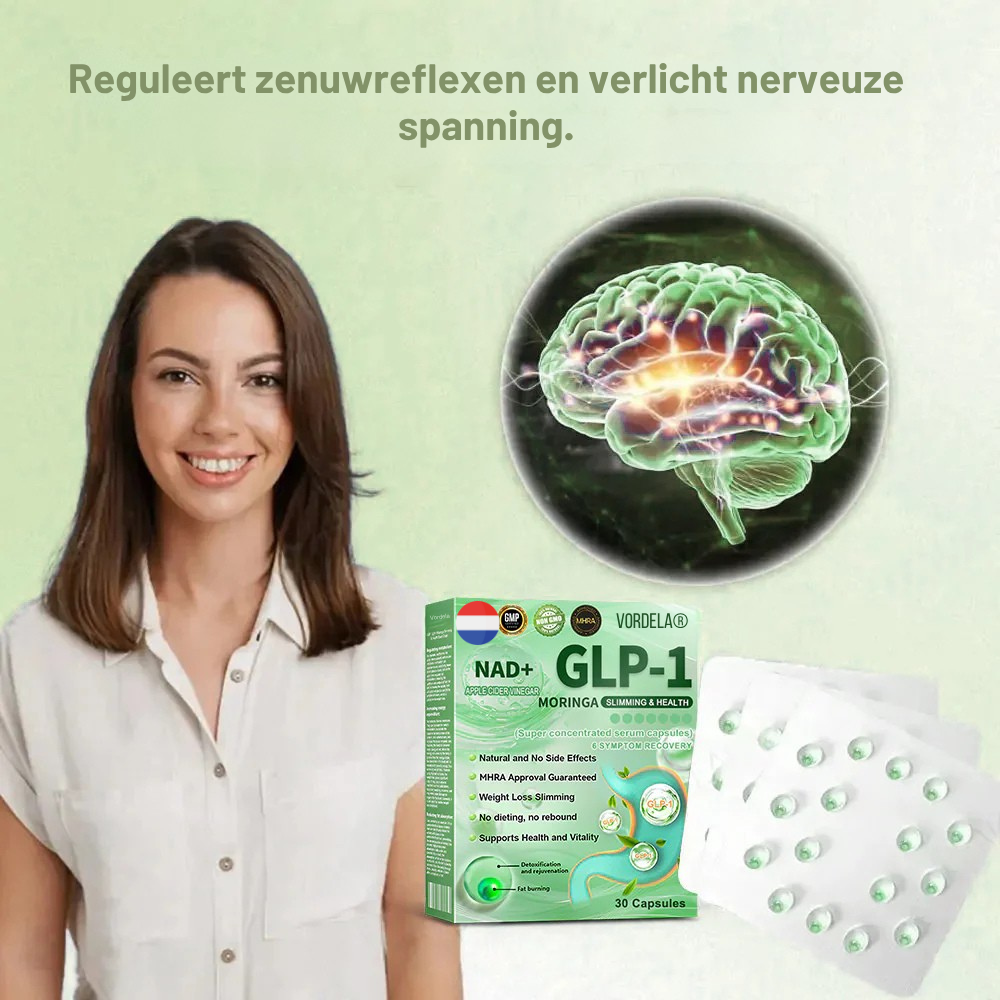 Vordela® GLP-1 & NAD⁺ Ultra-Geconcentreerde Essentie Vloeibare Parels