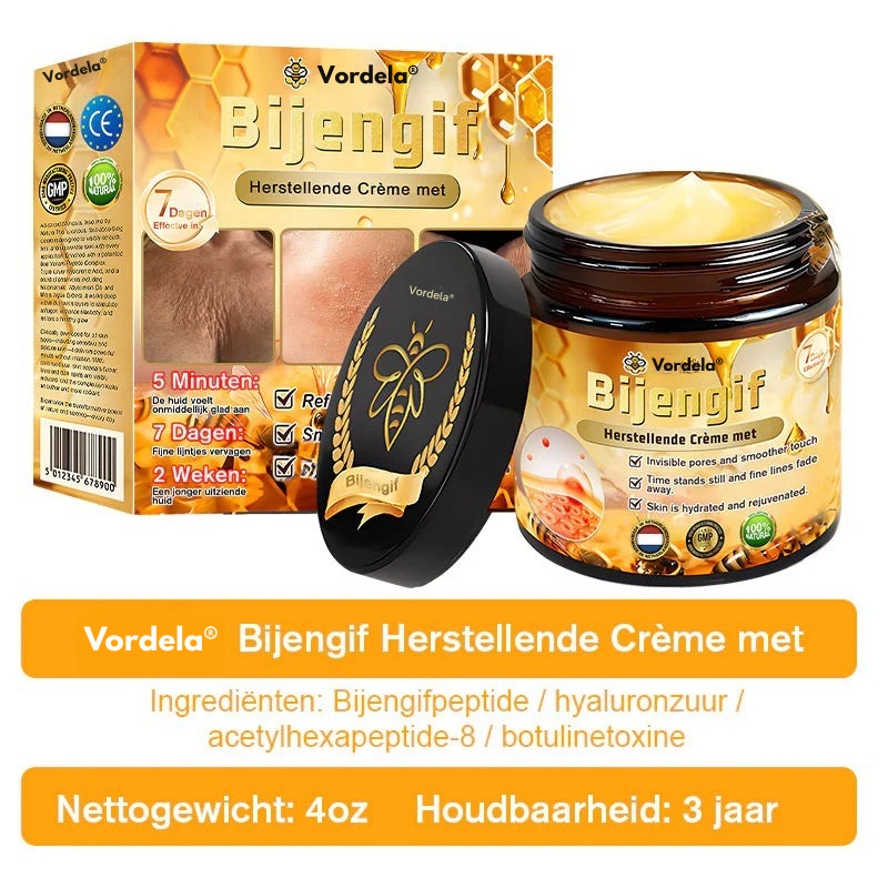 Gemaakt✨ en verzonden vanuit Nederland|✅ Officiële winkel Vordela® Herstellende Crème met  Bijengif 🔥