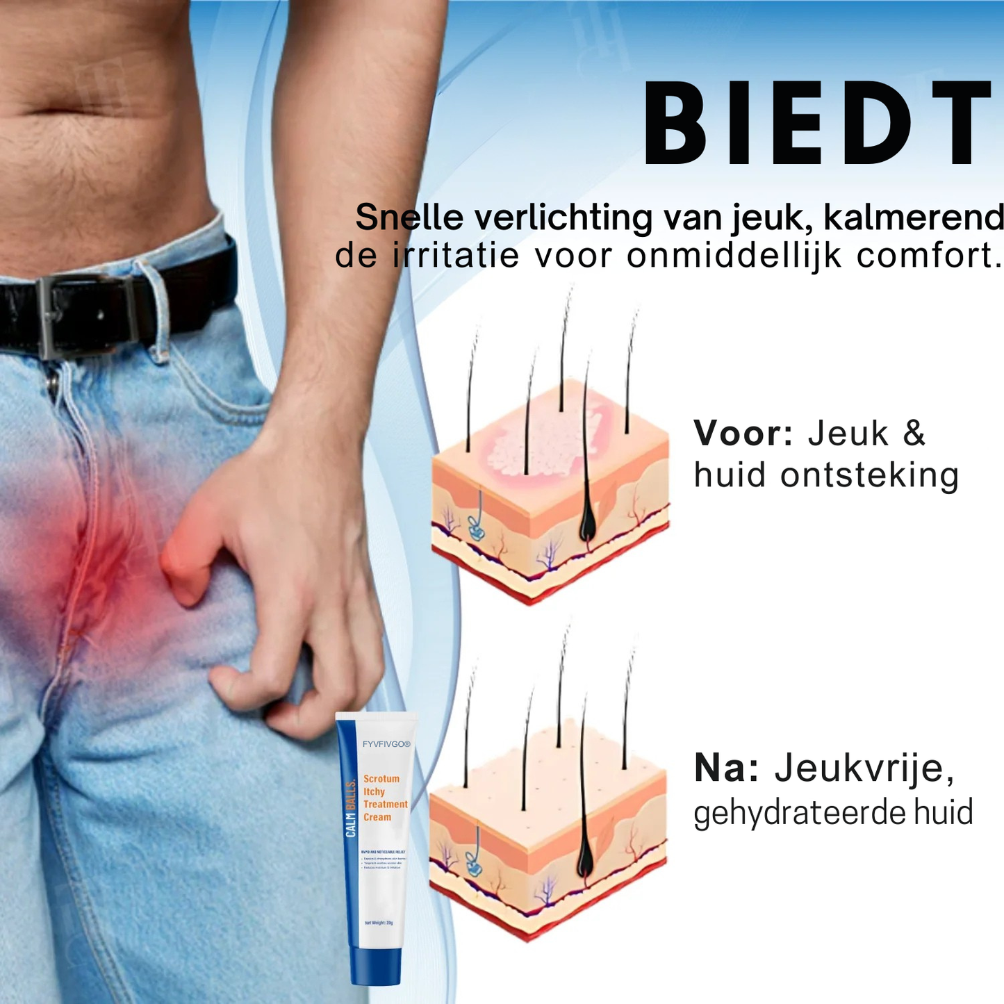 Vordela® Scrotum Itchy Treatment Cream