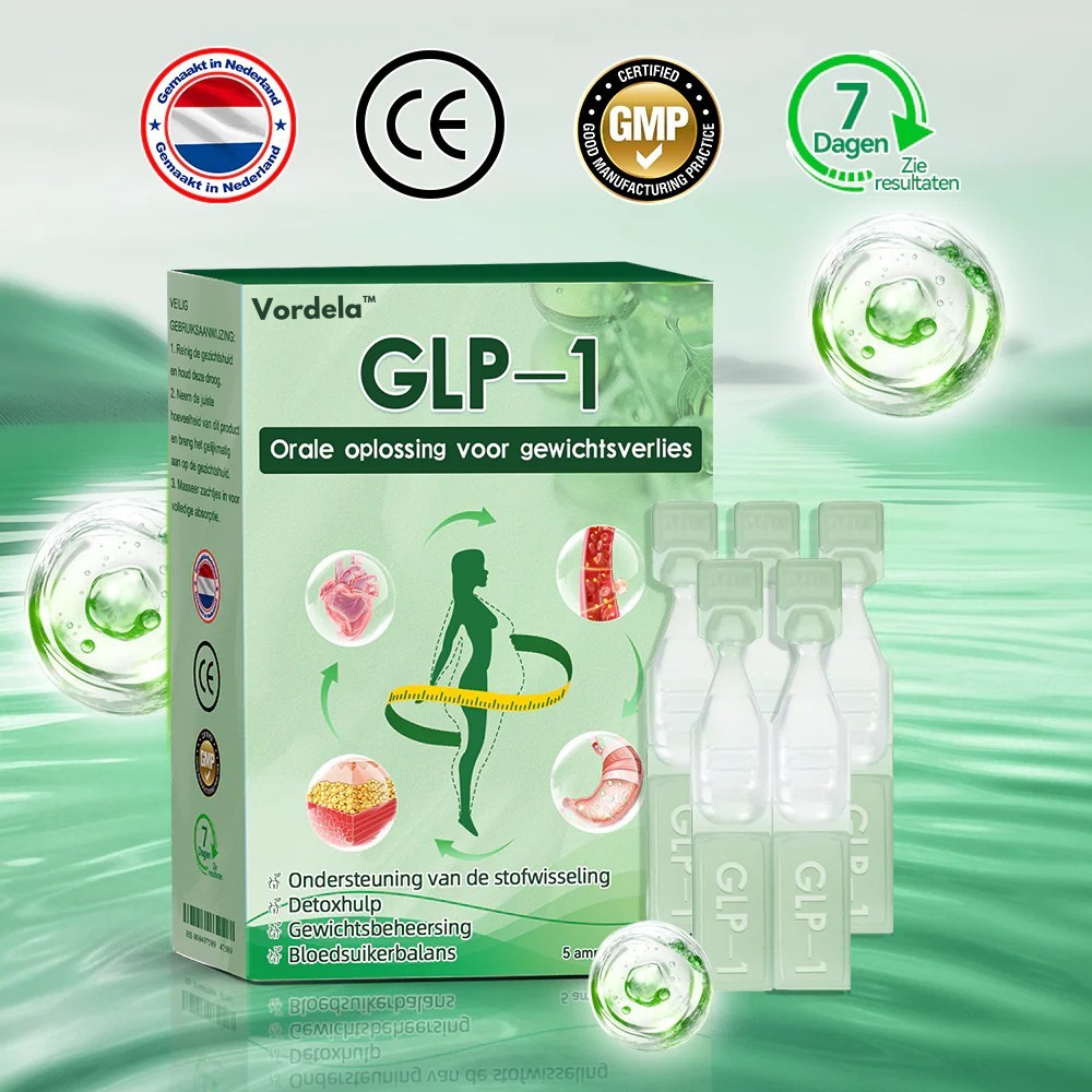 [Zie resultaten in 10 dagen]🏆Vordela® GLP-1 Orale Oplossing Voor Gewichtsverlies– al na 10 dagen zichtbaar resultaat
