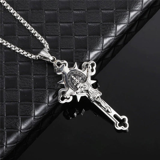 Vordela Sternestd ketting Punk Kruis