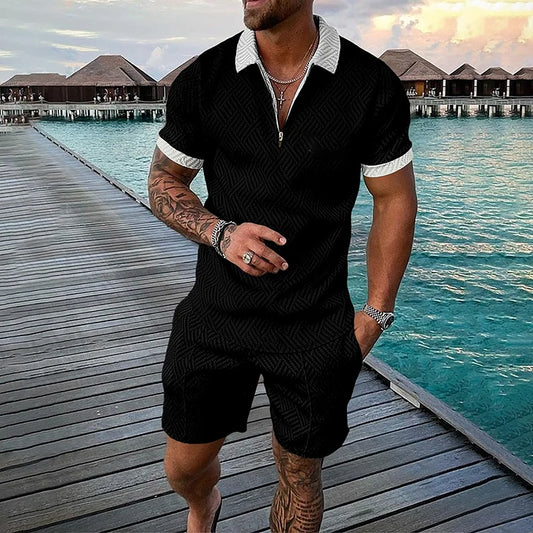 Amigo Poloshirt en Korte Broek
