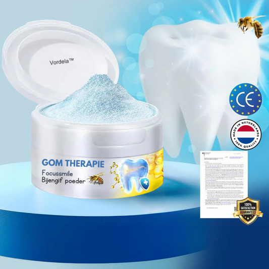 ❤️Vordela® Focussmile bijengif poeder voor oraal gebruik 🦷  (CE goedgekeurd)