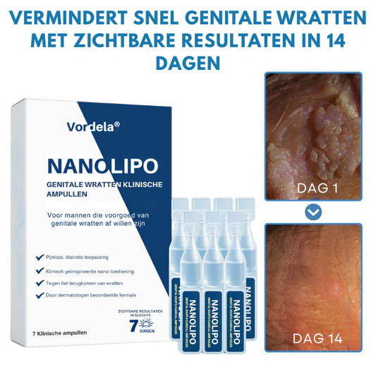 Vordela® NANOLIPO Genitale Wratten Klinische Ampullen