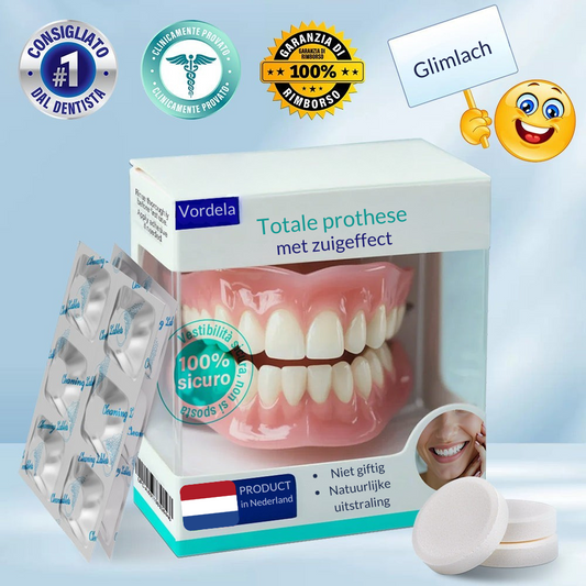 Vordela® Volledige prothese met zuigeffectiviteit